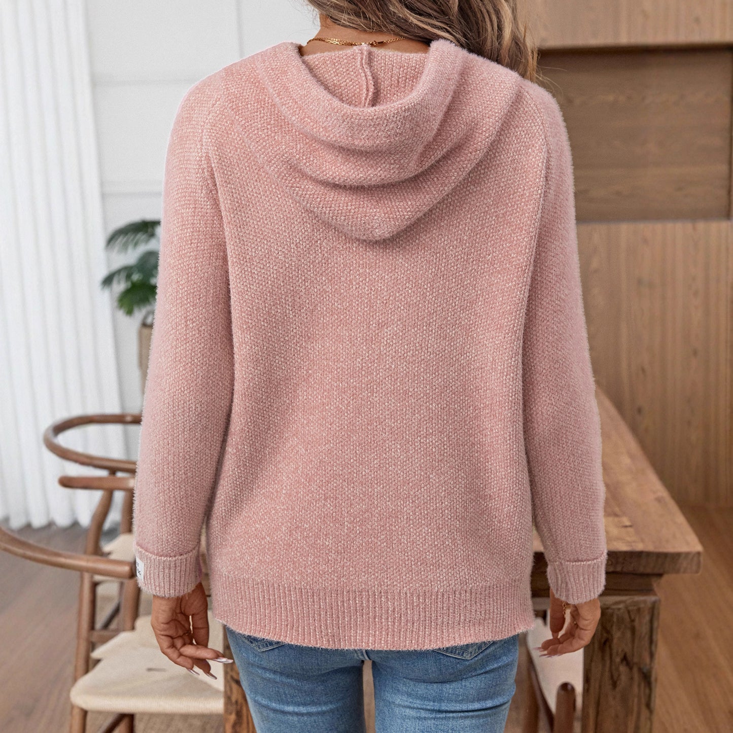 Women's Loose Outer Wear Lazy Style Wool Sweater