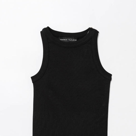 Fashion Summer With Belt Stitching Sleeveless Jumpsuits