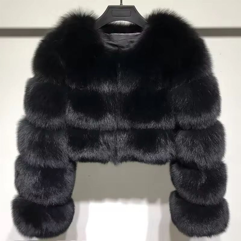 Fur Imitation Fox Furry Environmental Protection Coats