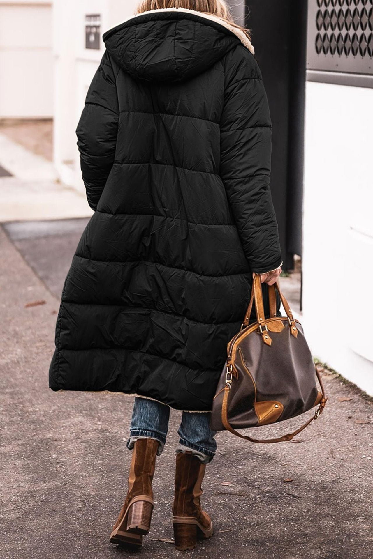 Women's Winter Warm Hooded Fur Collar Cotton Coats