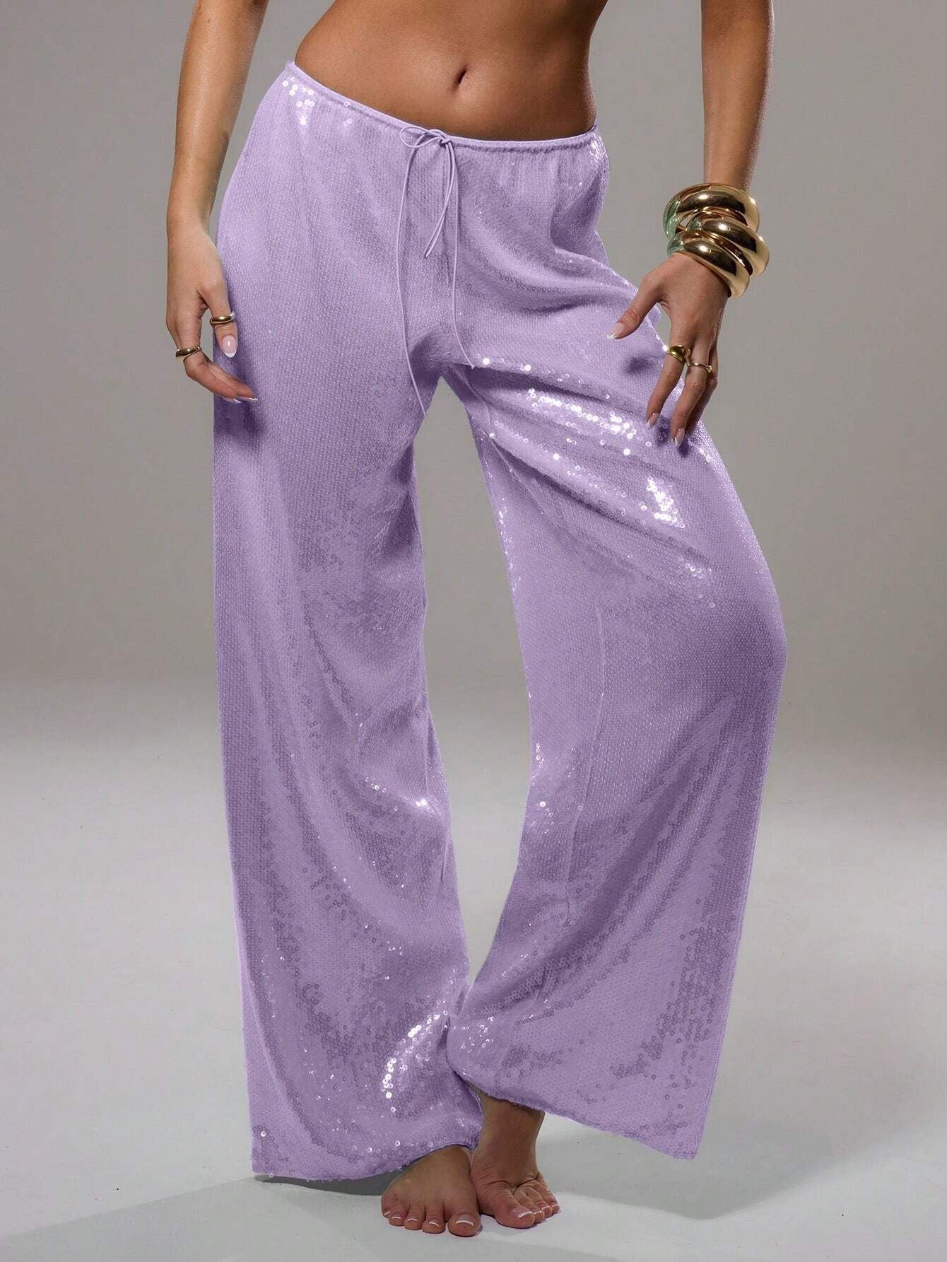 Women's Sequined Casual Loose Wear Autumn Fashion Pants