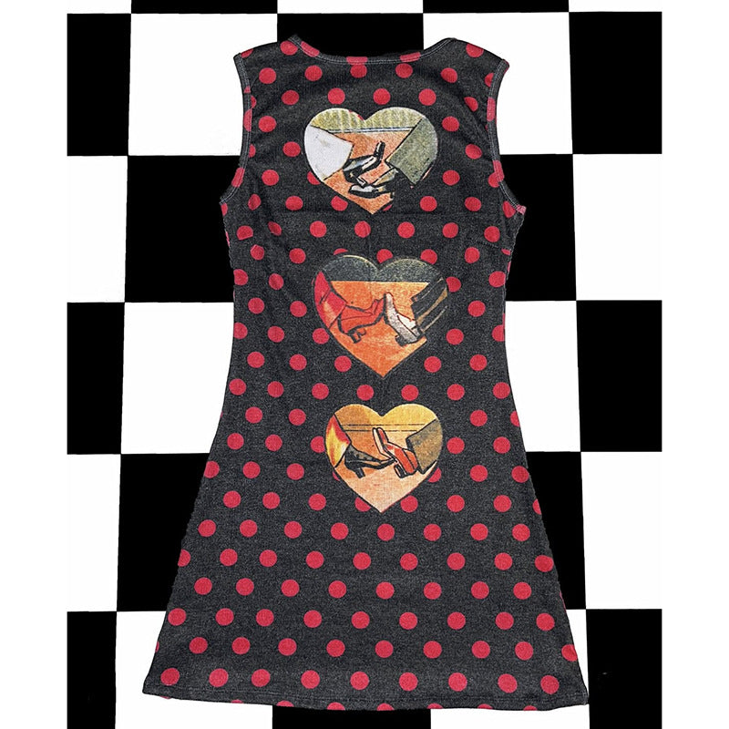 Dots Retro Elegant Hepburn Style American Hot Dresses