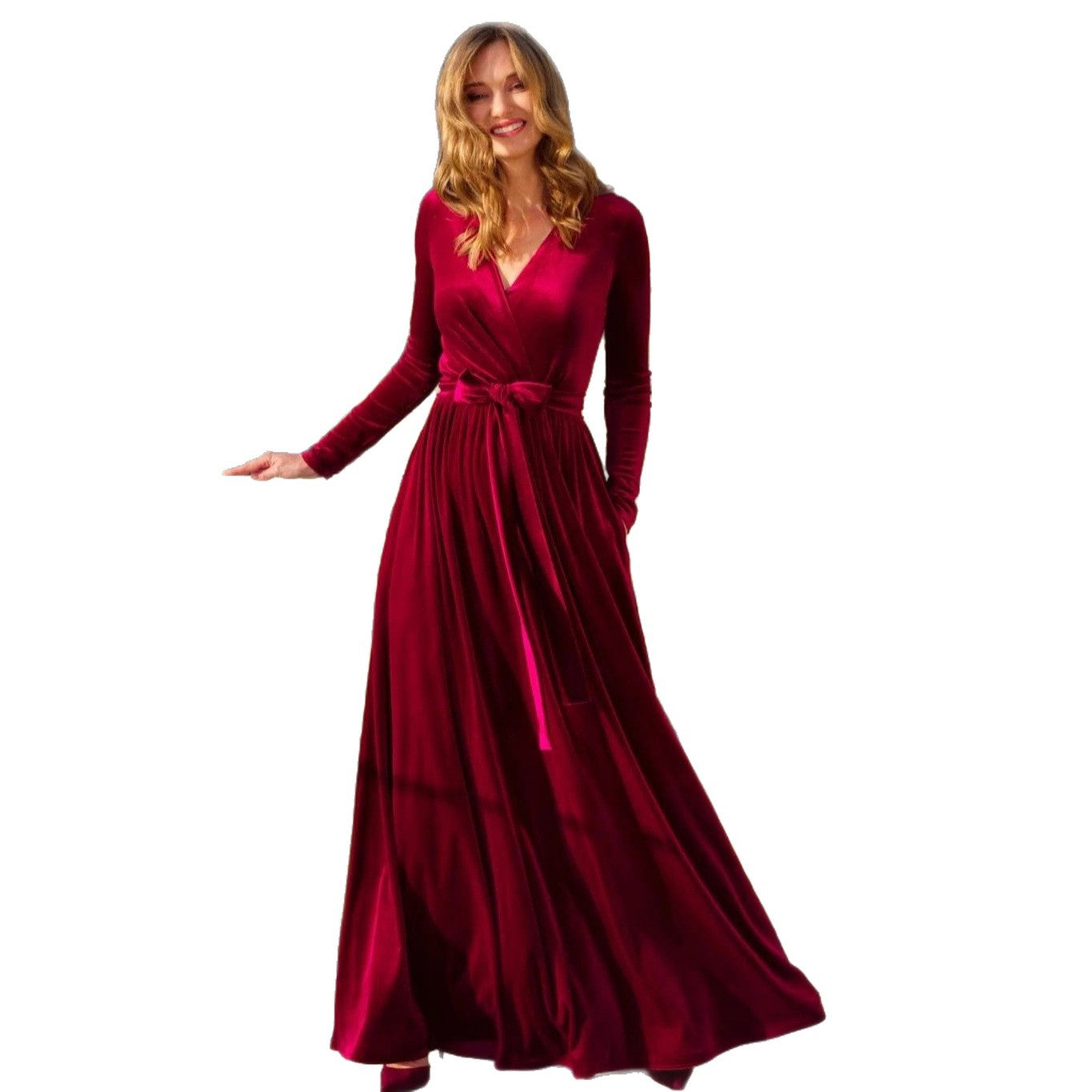Women's Veet Elegant Graceful Fashion Style Long Dress