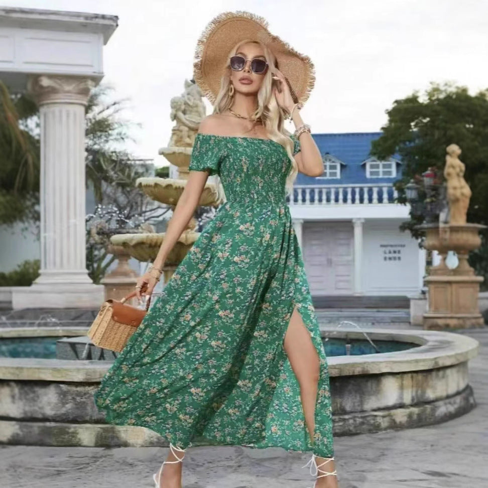 Women's Summer Fashion Bohemian Small Floral Dress