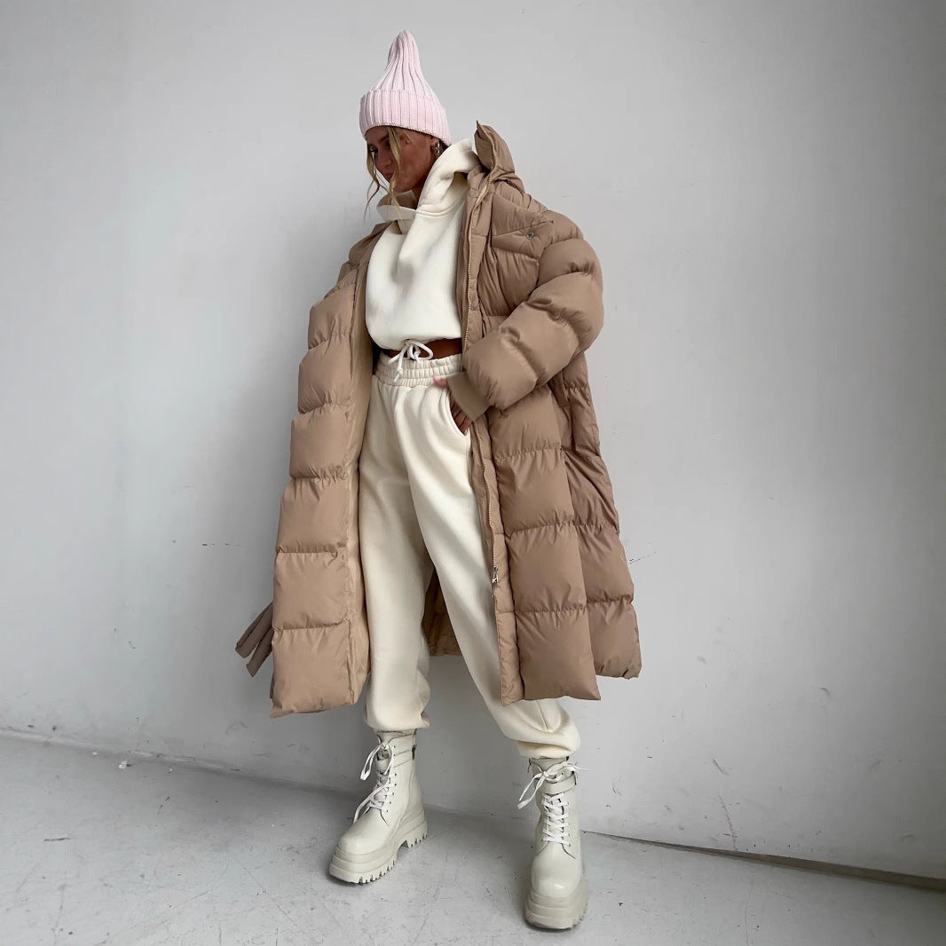 Long Cotton Winter Elegant Warm Thickened Coats