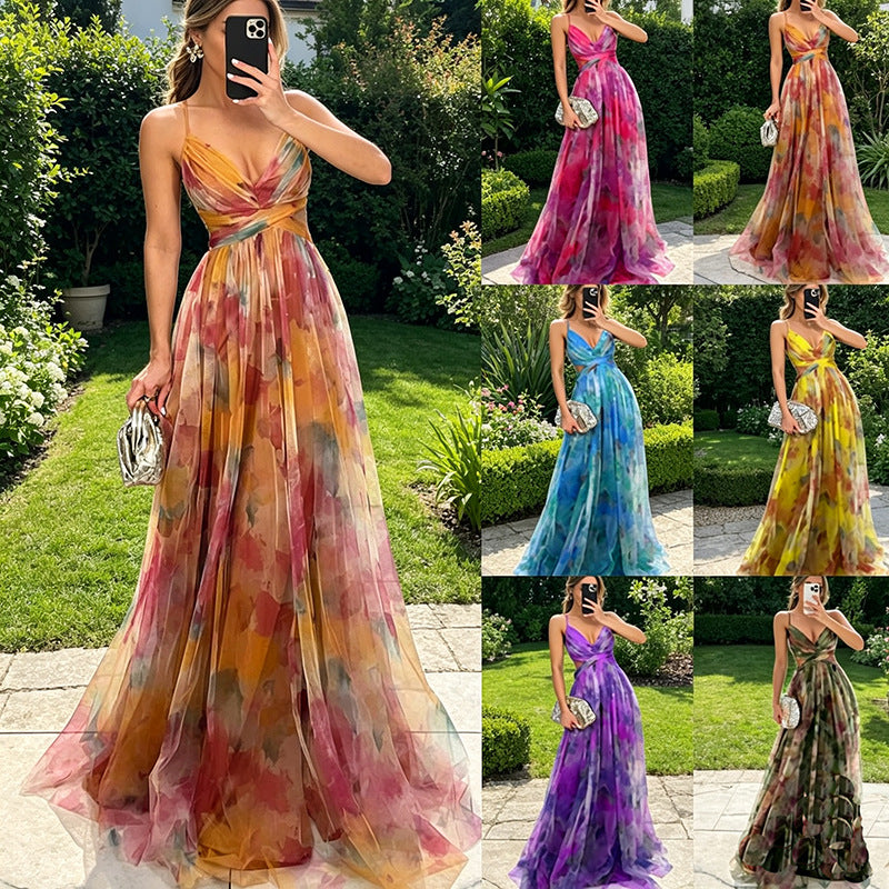 Cool Classy Women's Sexy Long Mesh Dress