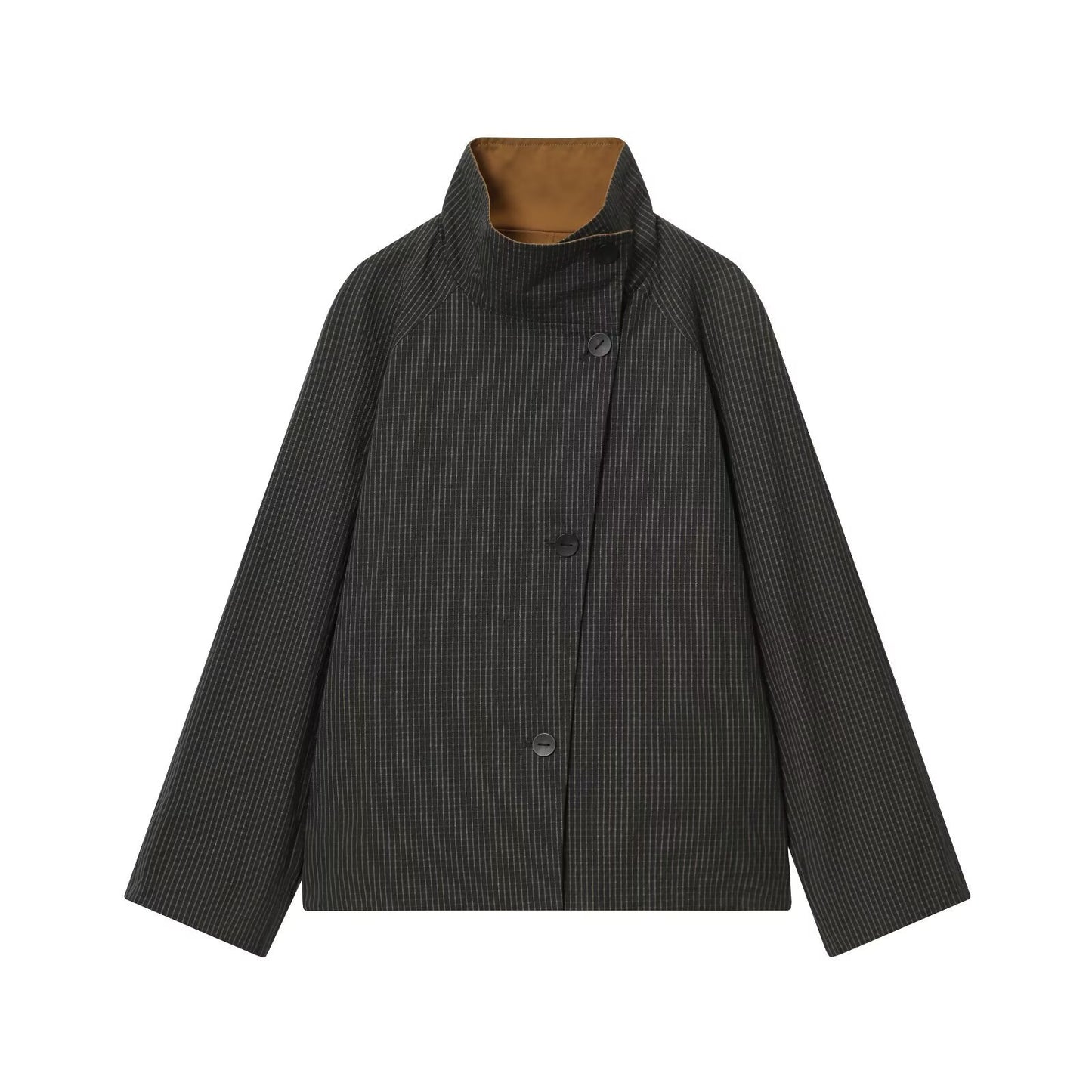 Women's Fashion Casual Minimalist Design Double-sided Windbreaker Coats
