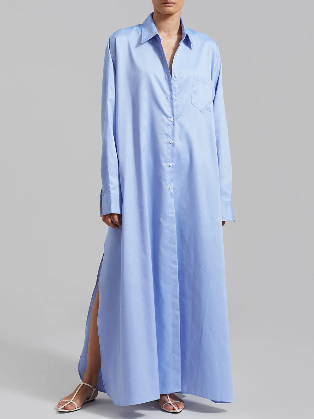Women's Casual Fashion Lazy Loose Shirt Long Dresses