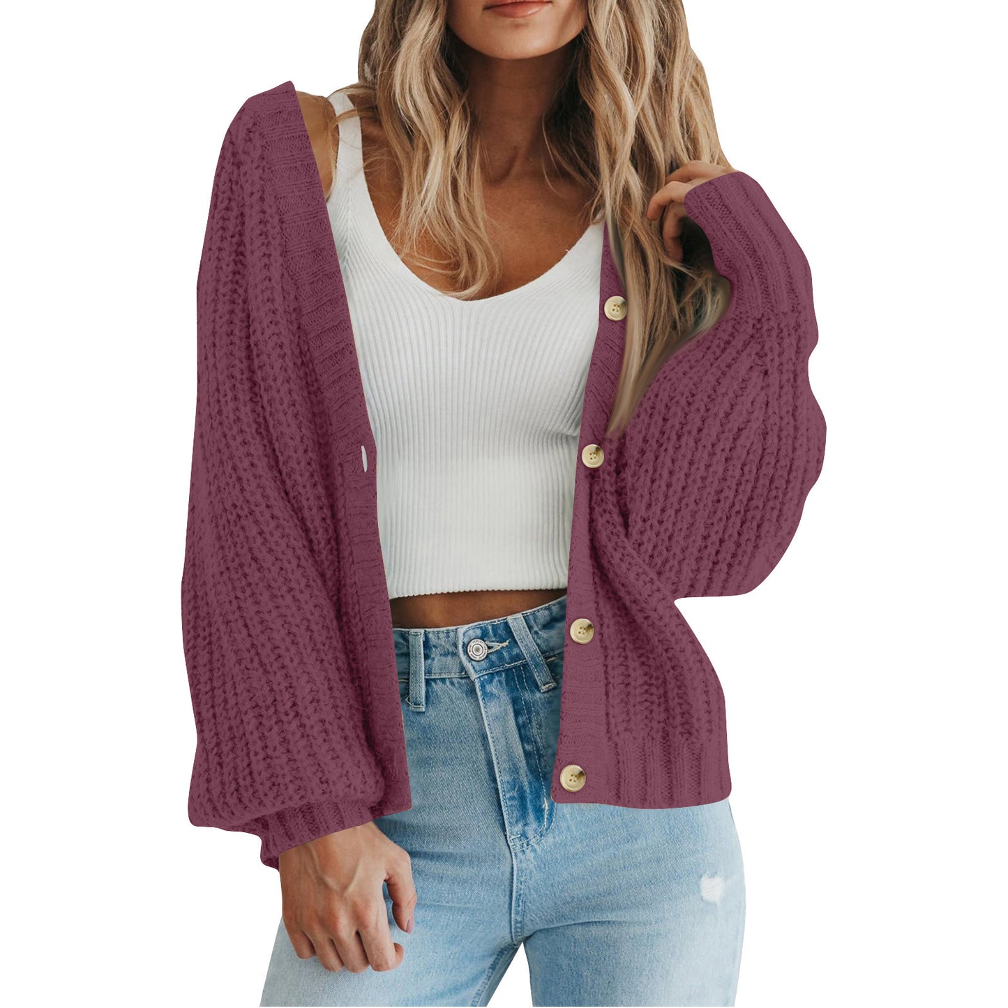 Women's Versatile Classy Glamorous Loose Knitted Knitwear