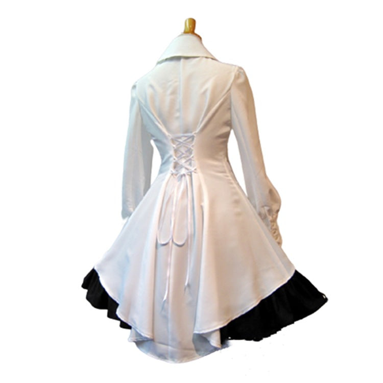 Dress Bow Tie Waist Asymmetric Solid Dresses