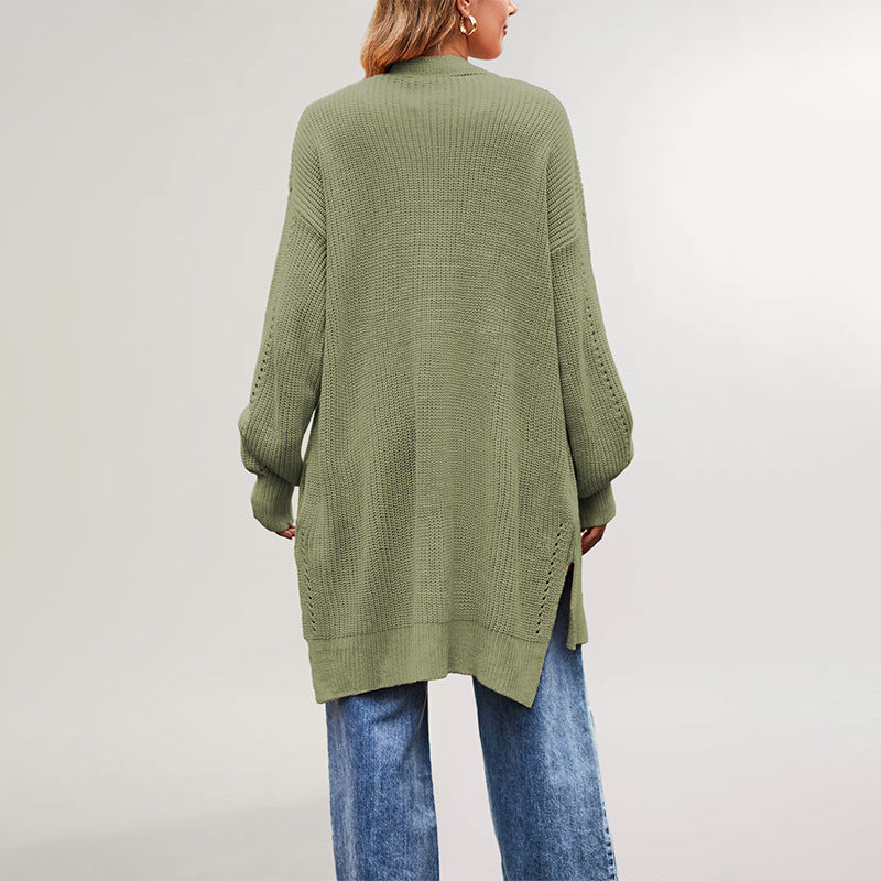 Women's Winter Autumn Solid Color Loose Knitted Sweaters