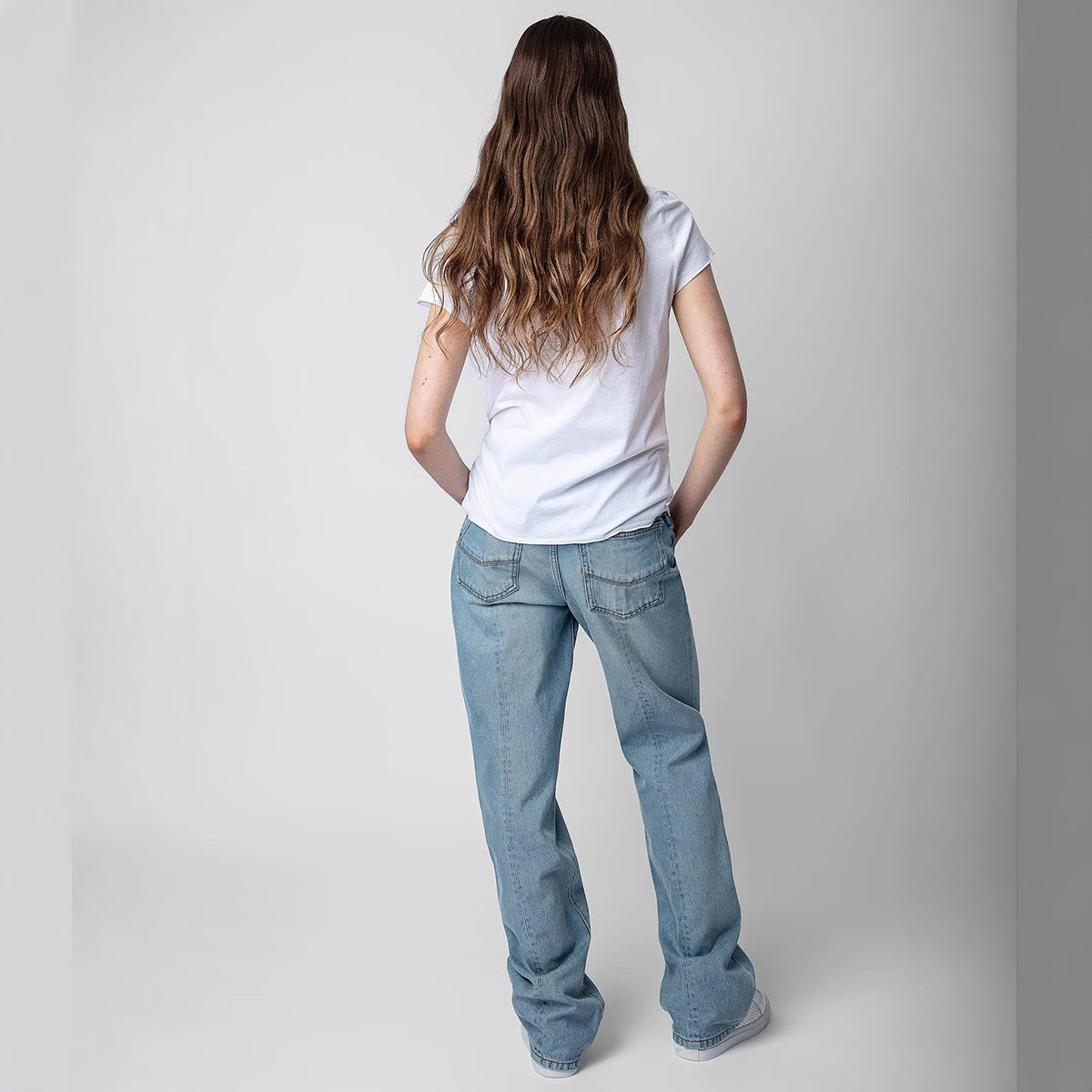 Women's Summer French Niche Front English Letter Blouses