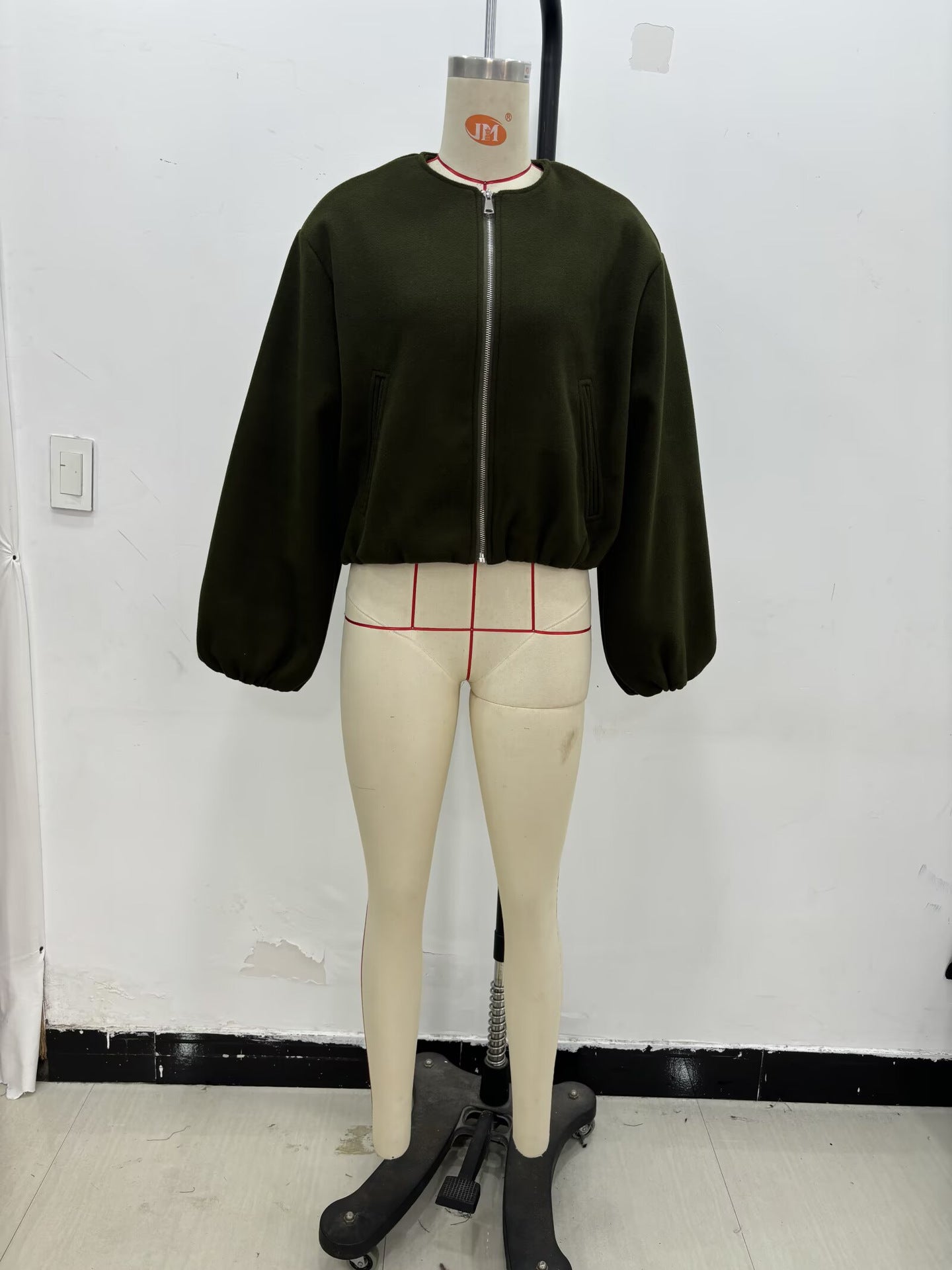 Women's Versatile Round Neck Soft Bomber Jackets