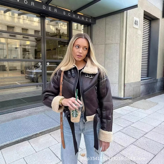 Women's Style Berber Fleece Hot One-piece Fur Jackets