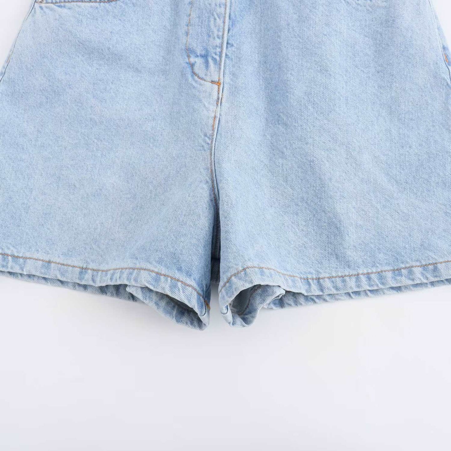 Women's Denim Simple Stylish Casual Temperament Jumpsuits