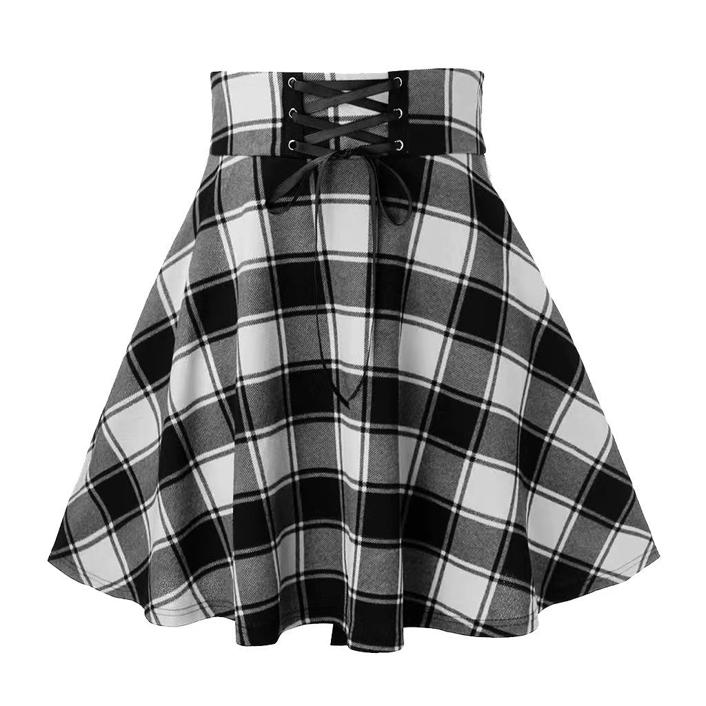 Unique Charming Durable Attractive Fashion Plaid Skirts