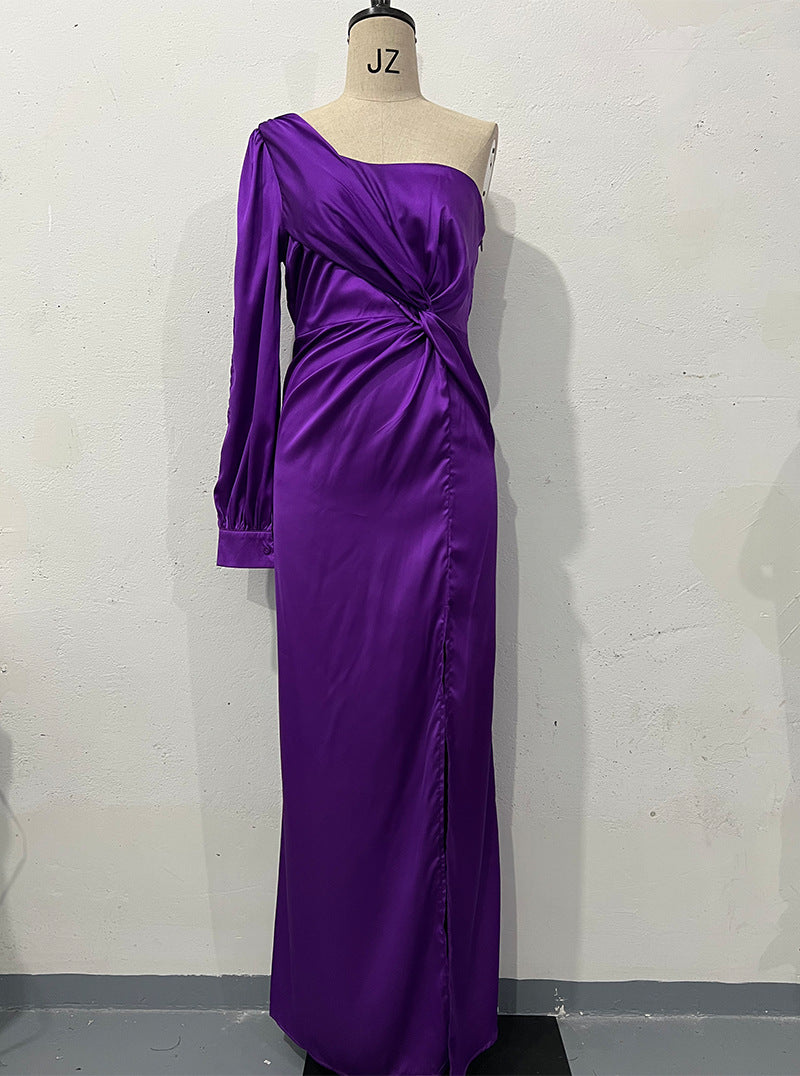 Women's Spring Dress Fashionable Temperament Cinched Waist Dresses
