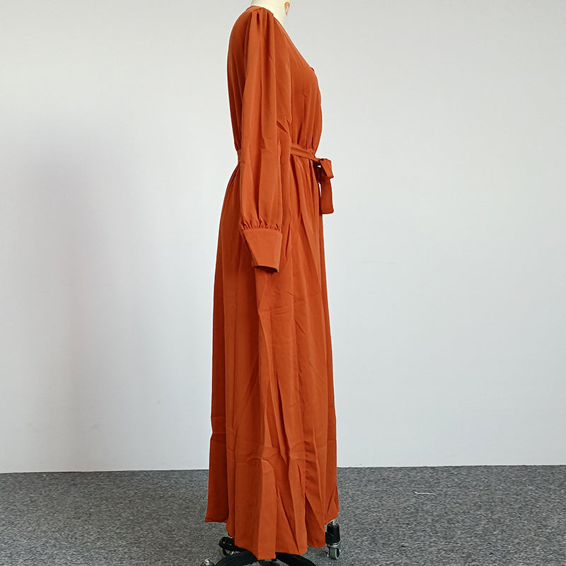 Women's Banquet Dress Swing High Waist Slit Dresses