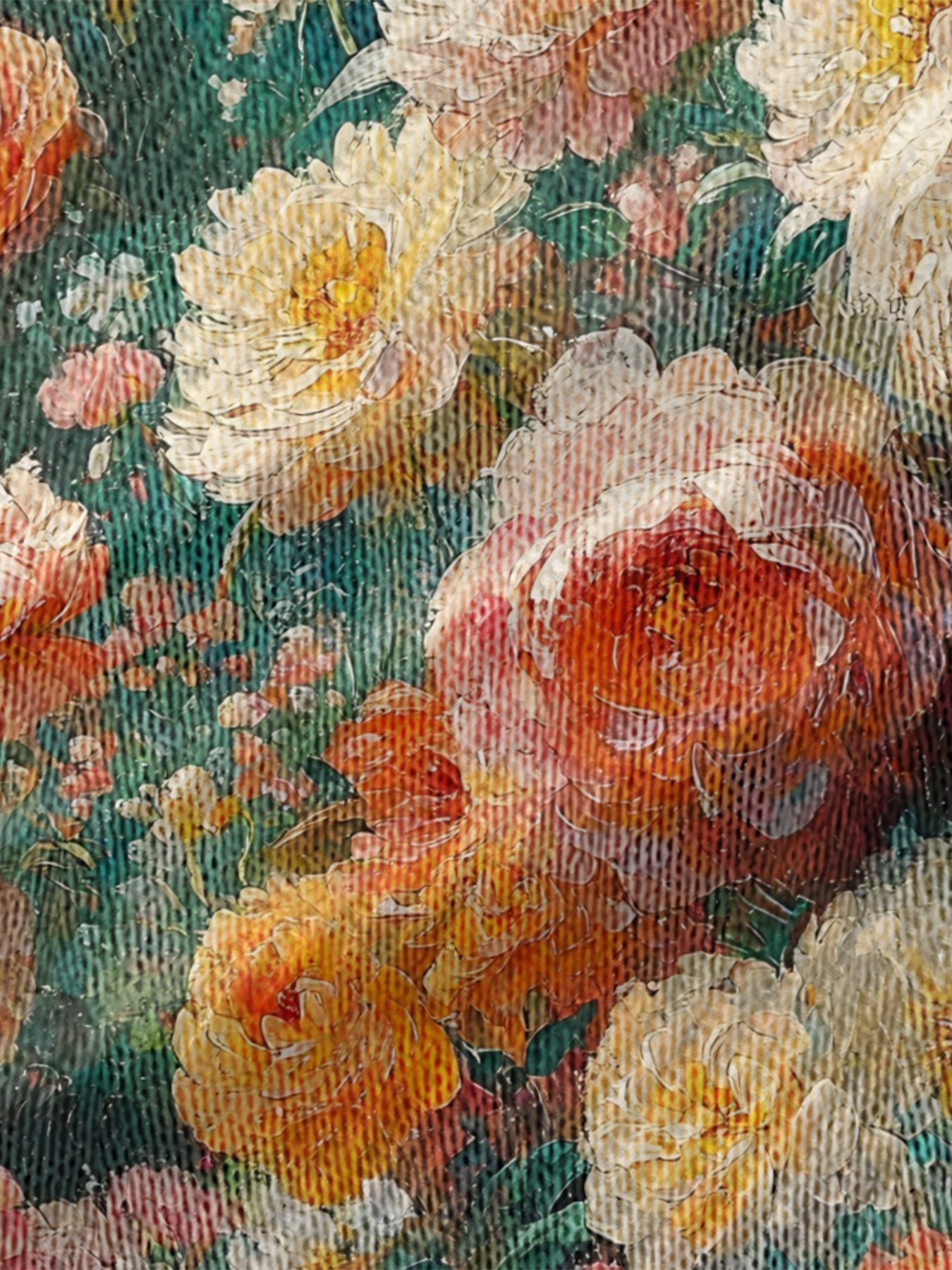 Beautiful Winter Single-breasted Floral Warm Button Sweaters