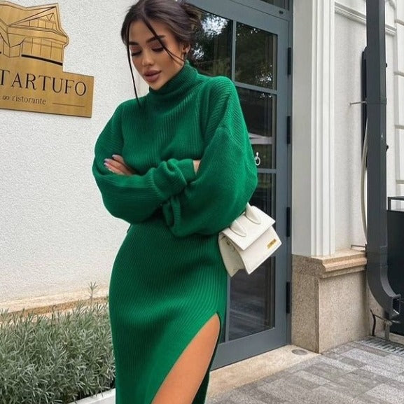 Loose Pullover Split Sexy Long Two-piece Tops