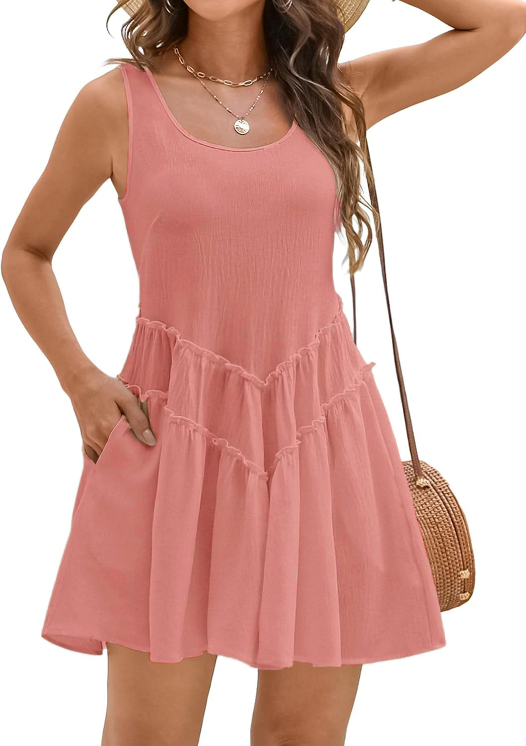 Women's Elegant Beach Sun Protection V-shaped Lace Skirts