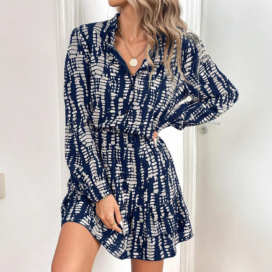 Women's Summer Slim Fit Fashion Long Sleeve Dress