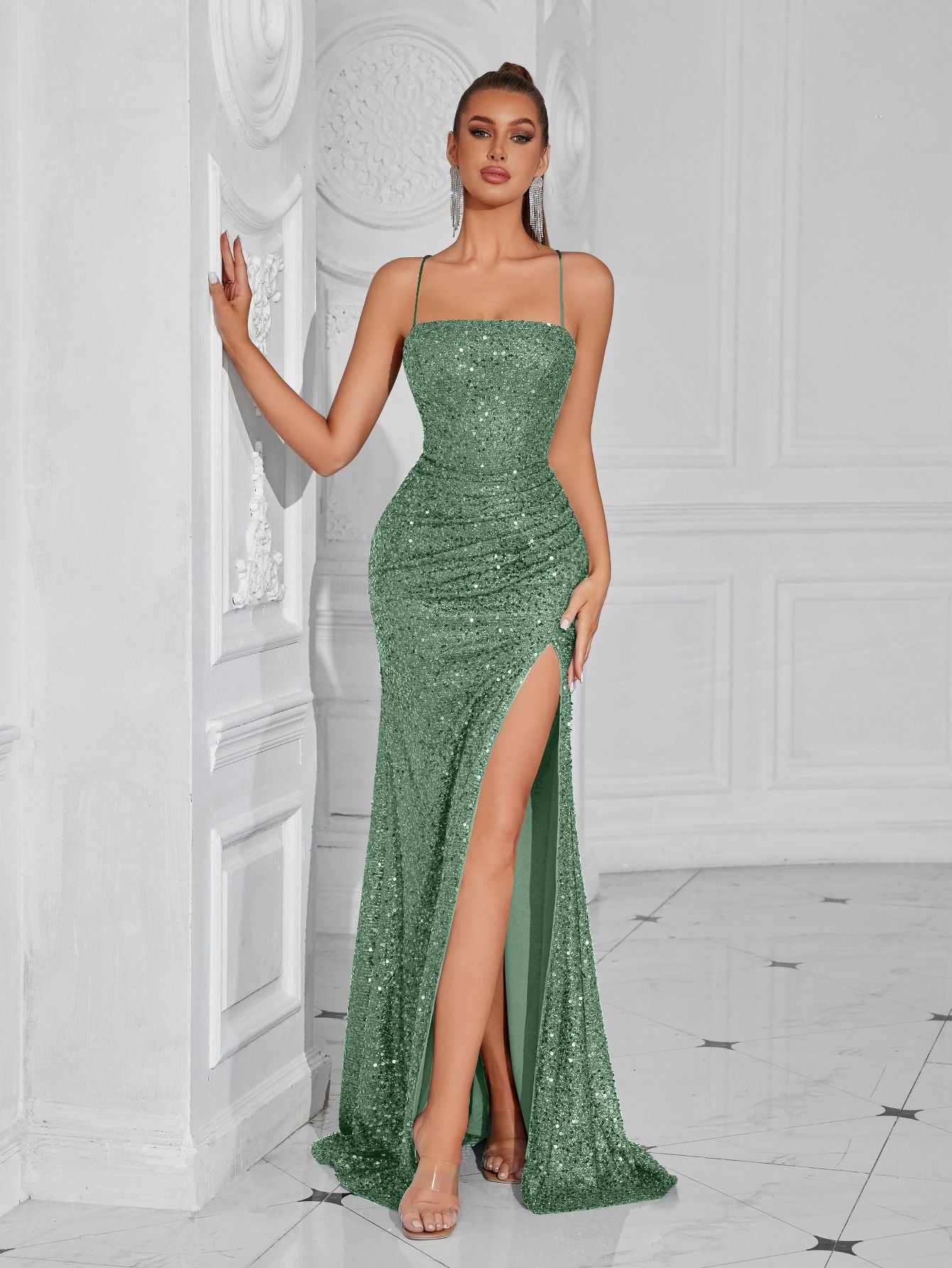 Temperament Banquet Light Luxury Dress Slim Fit Bandeau Dresses