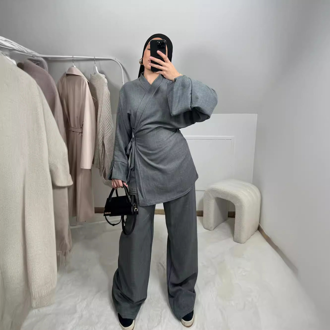 Casual Classic Unique Elegant Turkish Two-piece Suits