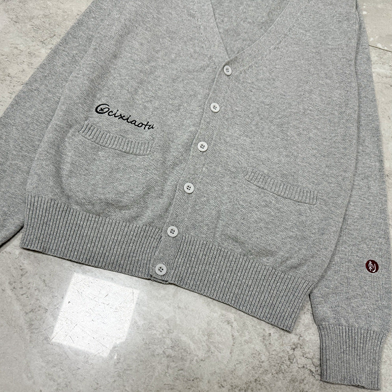 Women's Style College Solid Color For Schools Sense Sweaters