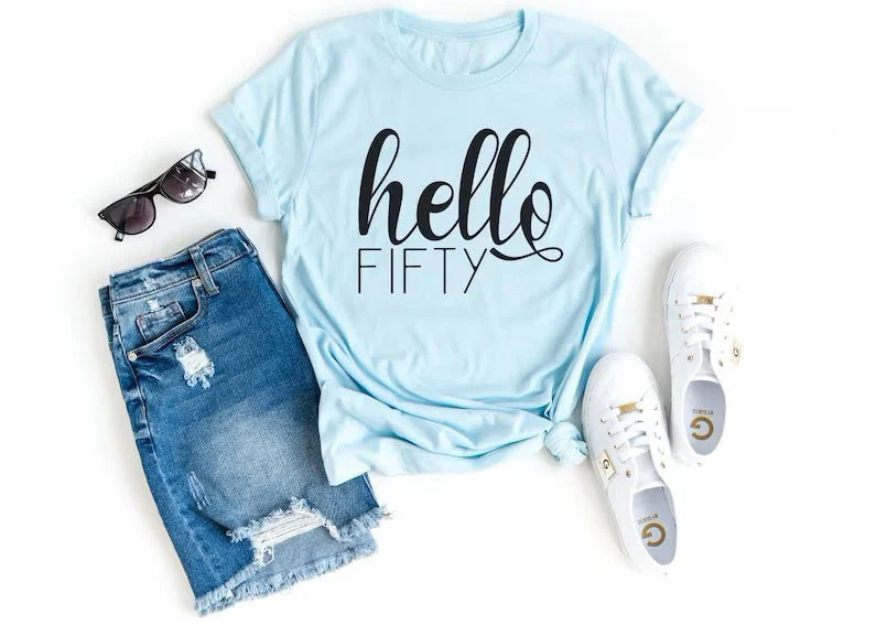 Women's & Men's & English Letters Vintage Print T-shirt Sleeve Blouses