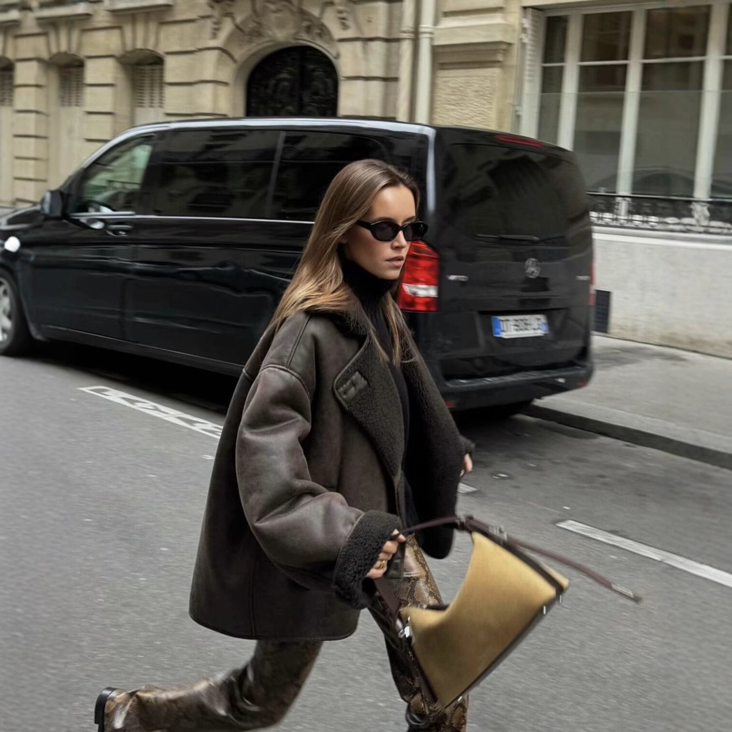 Women's Winter Double-sided Loose Fashionable Warm Jackets