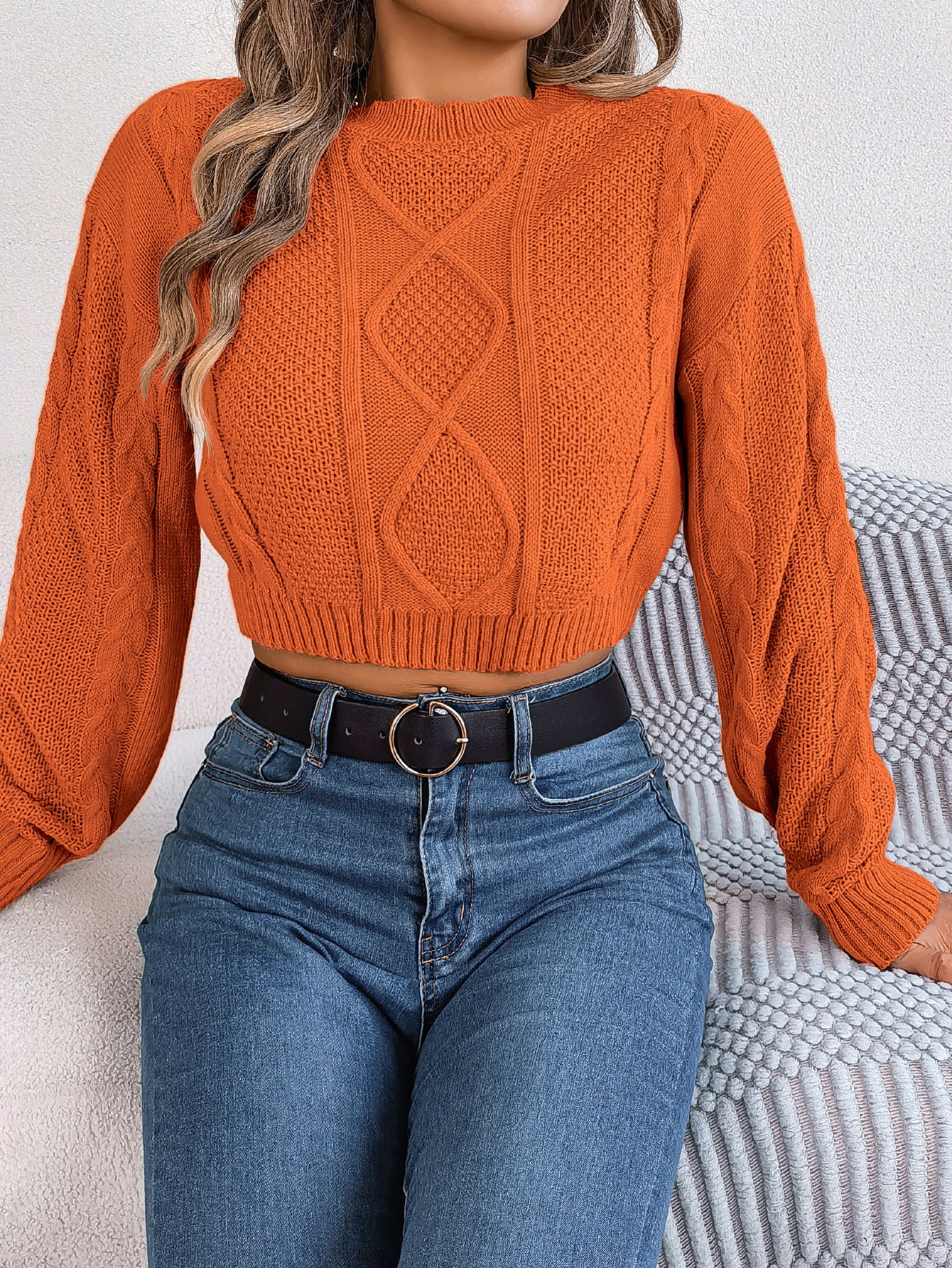 Women's Casual Solid Color Twist Long Sleeve Clothing
