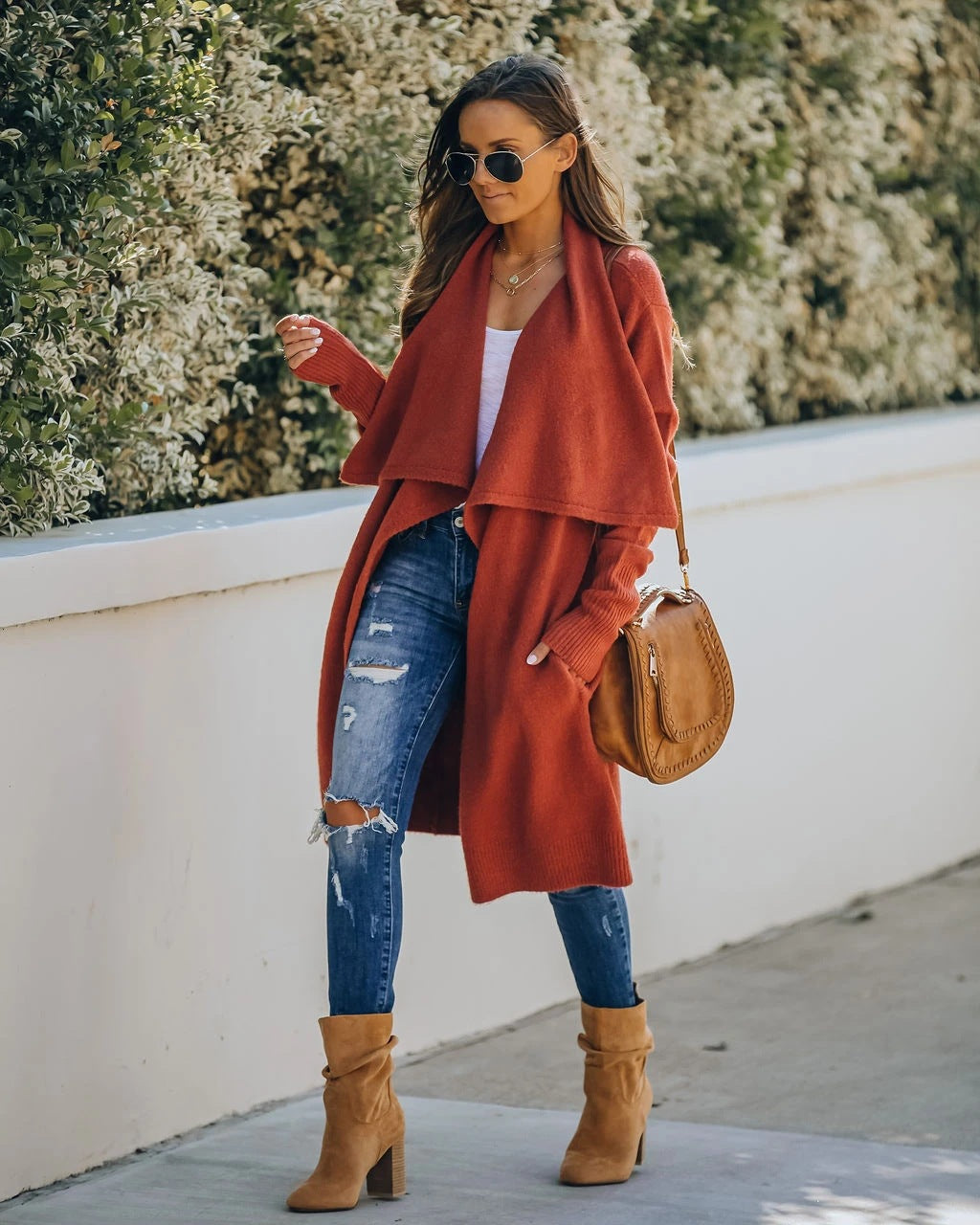 Women's Popular New Beautiful Winter Mid-length Knitwear