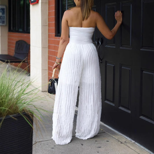 Cross Mirror Solid Color High Waist Suits