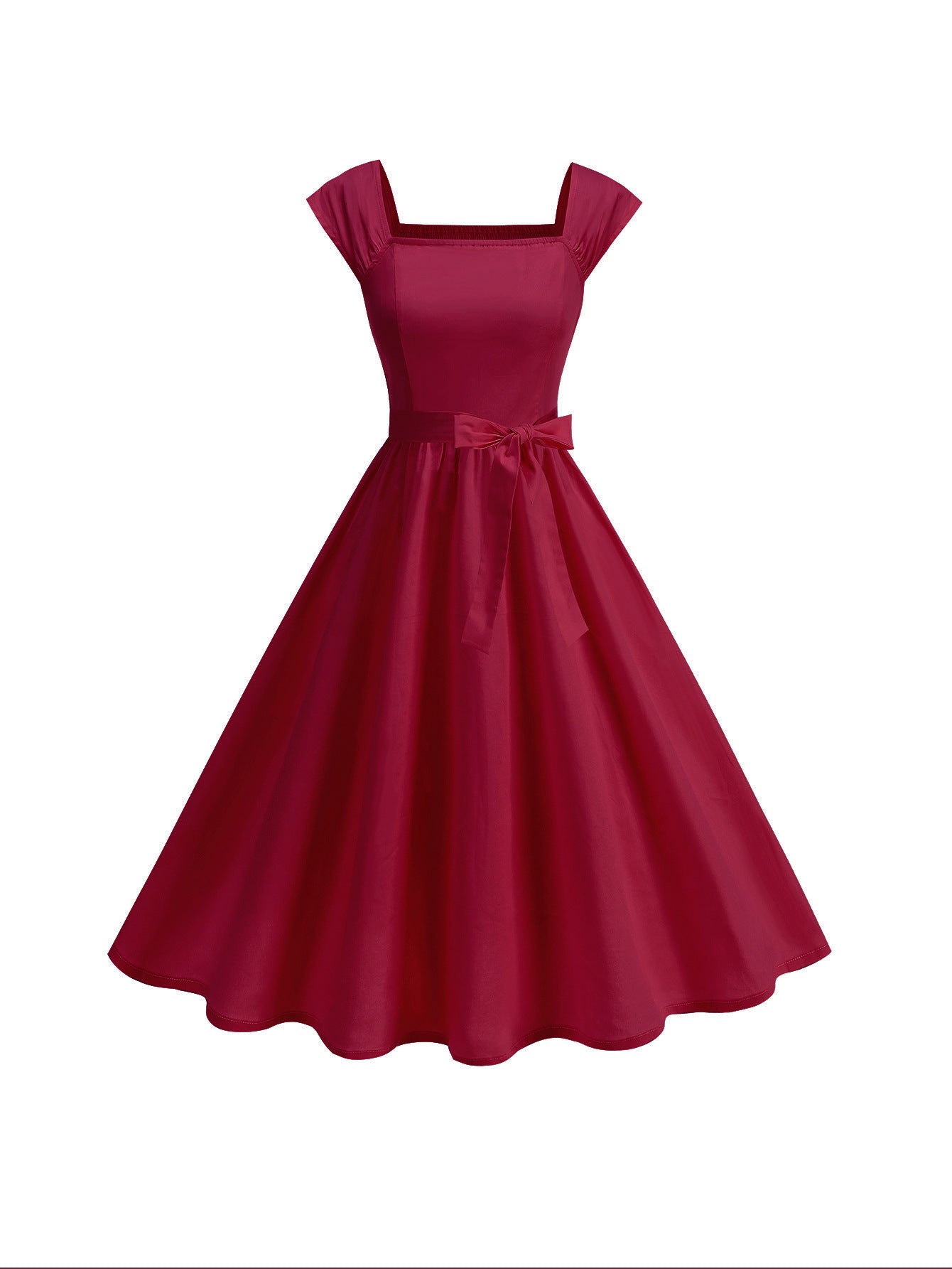 Women's Dress Plaid Large Swing Tube Summer Dresses