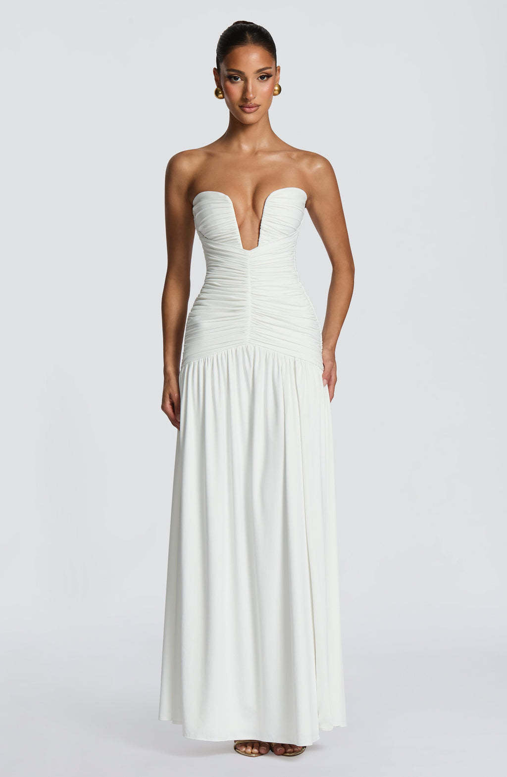 Women's Temperament Pure Color Sexy Tube High Tops