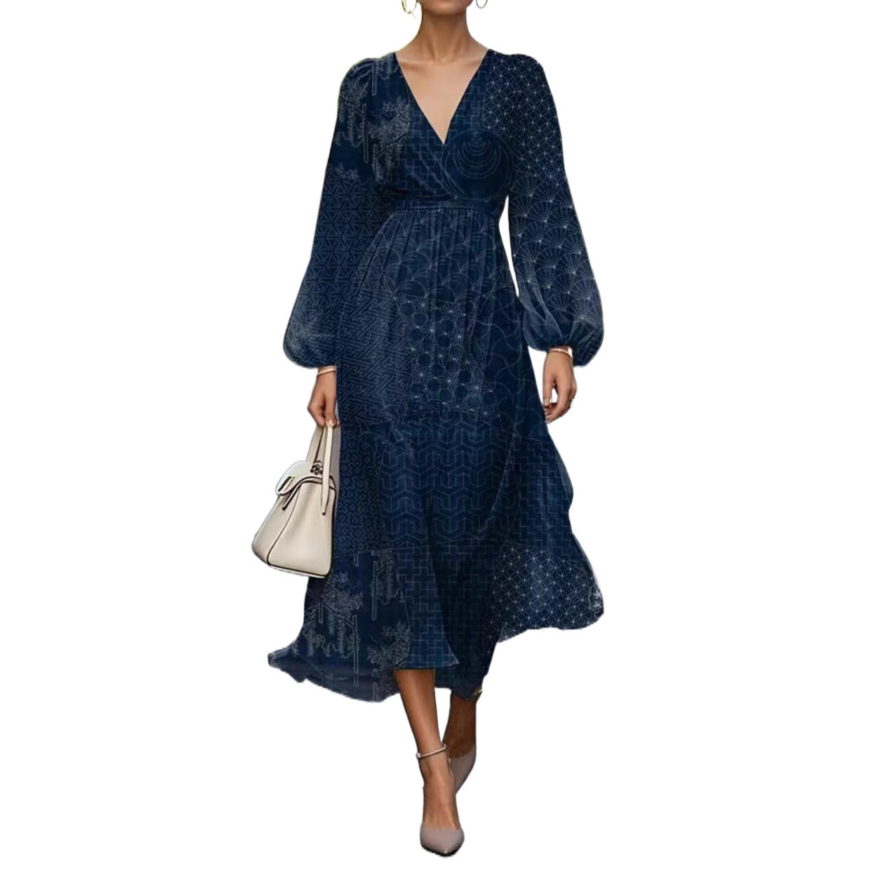 Beautiful Printed Casual Retro Sexy Dress Dresses