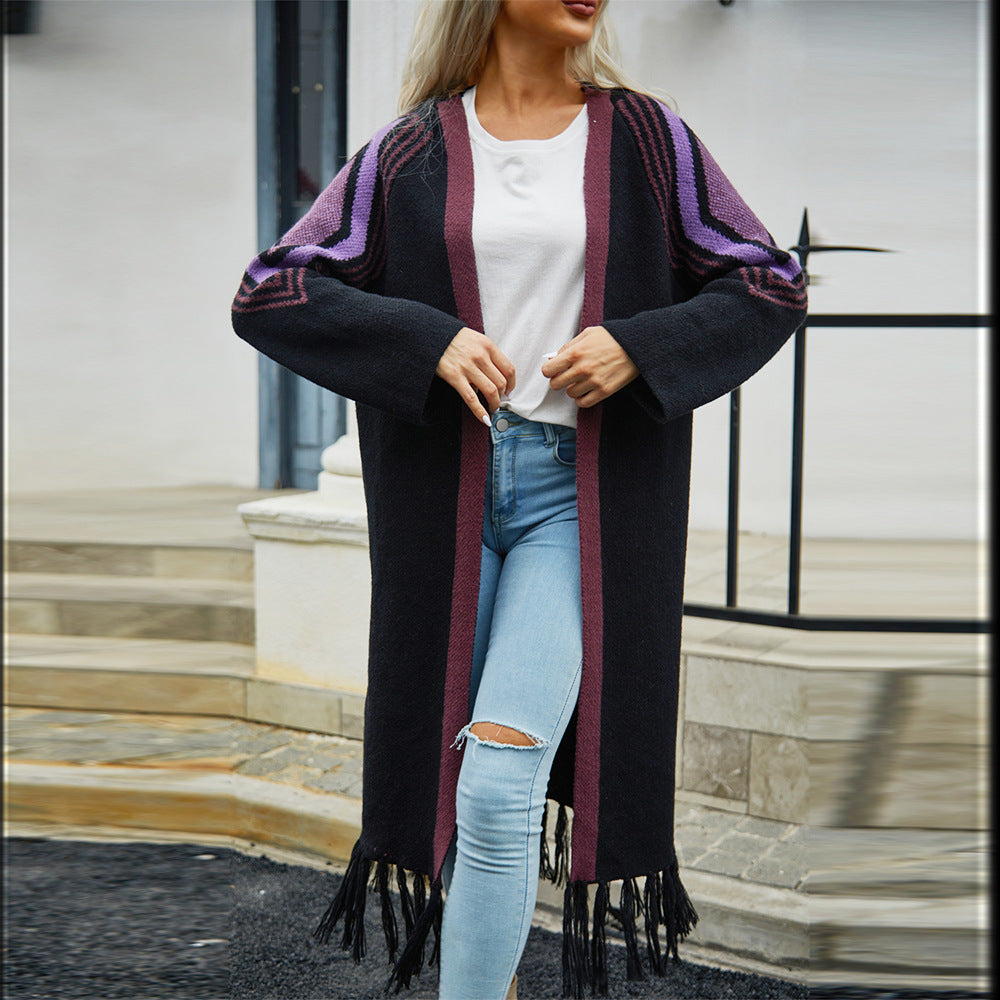 Women's Spring Long Tassel Fashion For Sweater