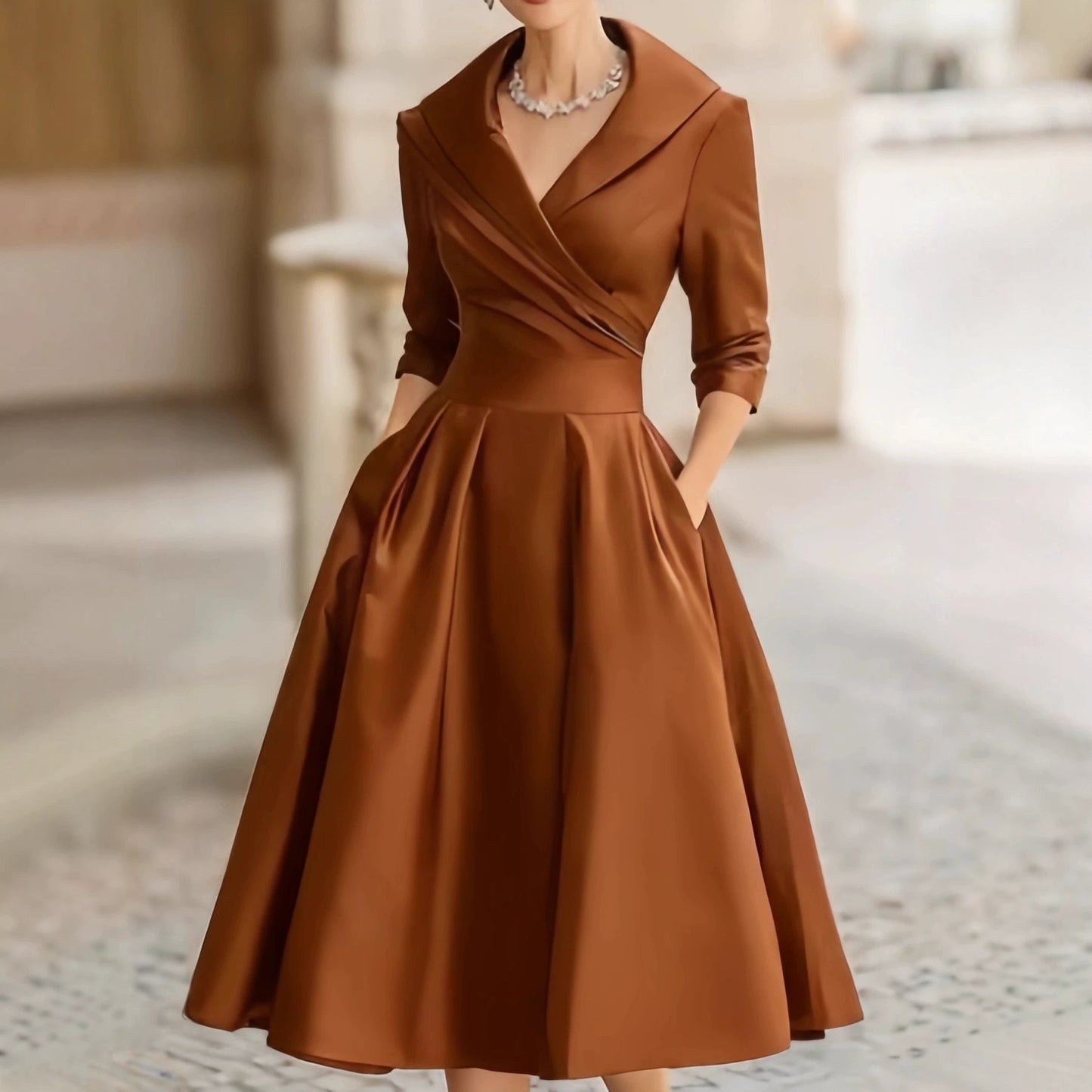 Women's Xi Elegant Formal Waist Slimming Dress