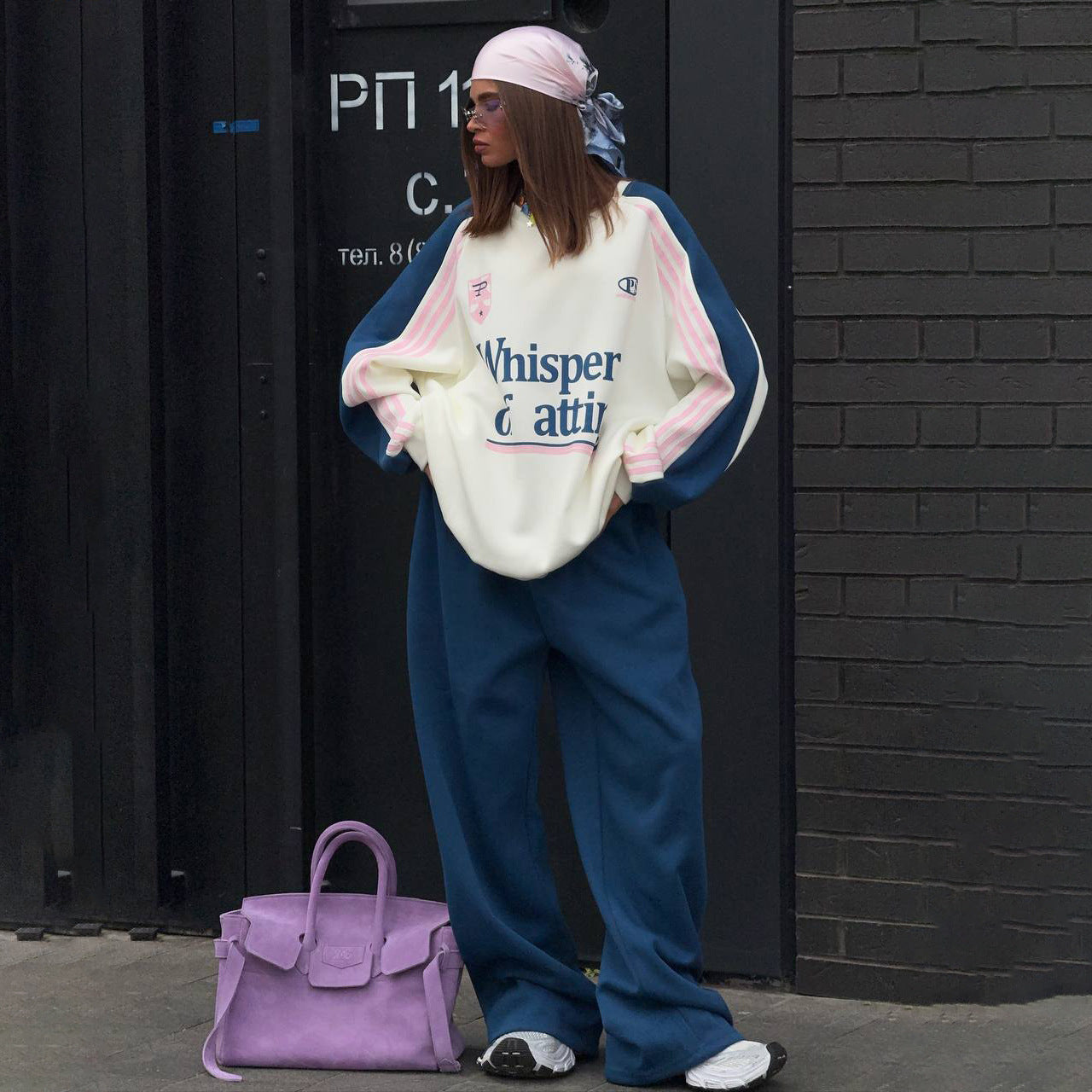 Women's Style Colorful Stand Collar Loose Comfort Trend Fashion Home Suits