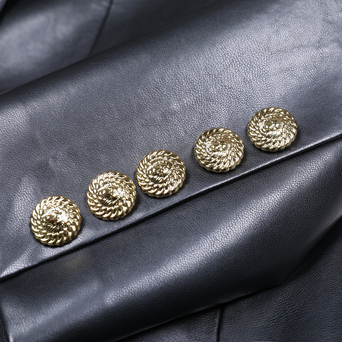 Leather Slim Fit Temperament Commute Fashion Blazers