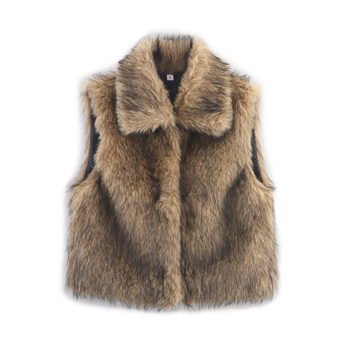 Women's Autumn Casual Street Fashion Artificial Fur Vests