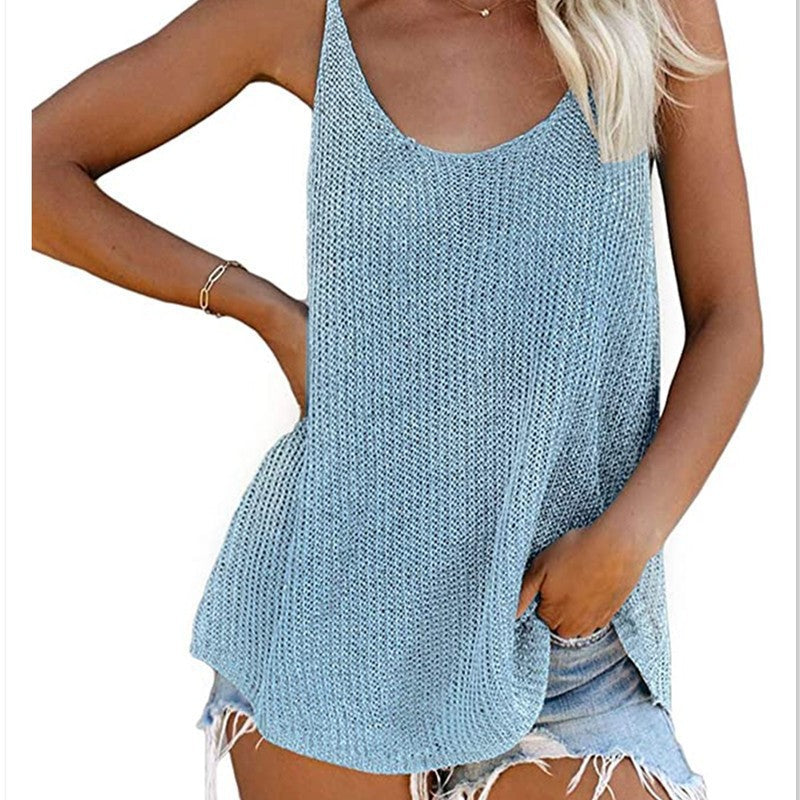 Casual Women's Summer Round Neck Loose Women's Sweater