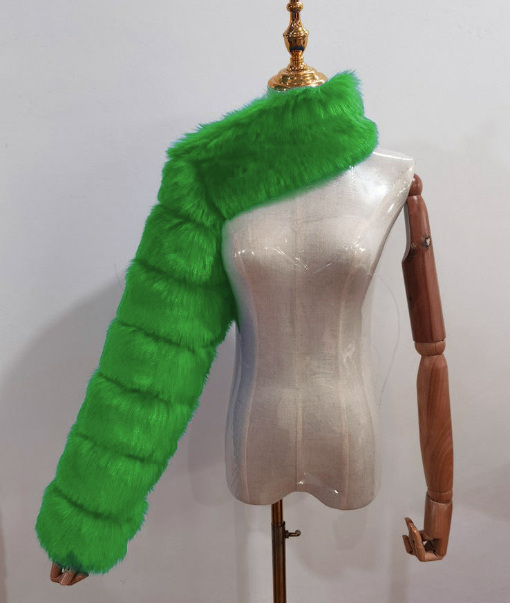 Women's Fur For Imitation Long Sleeve Shawl Coats