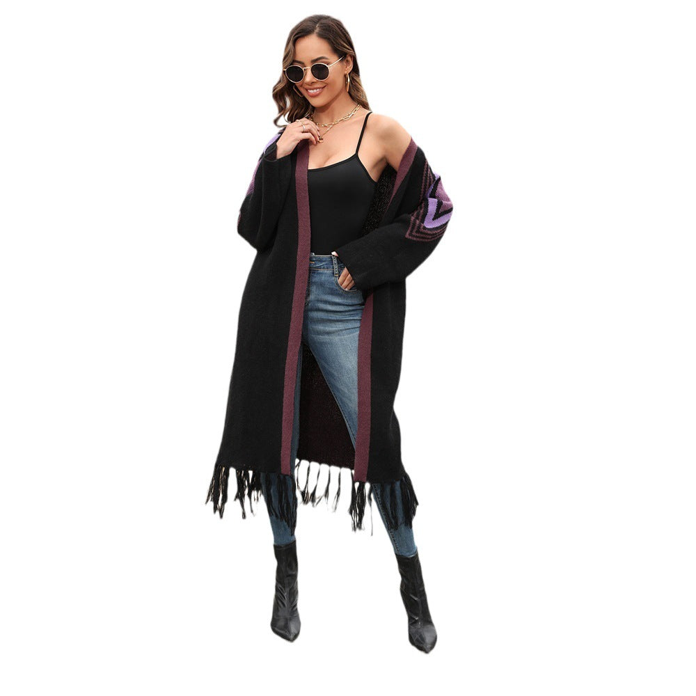 Women's Spring Long Tassel Fashion For Sweater