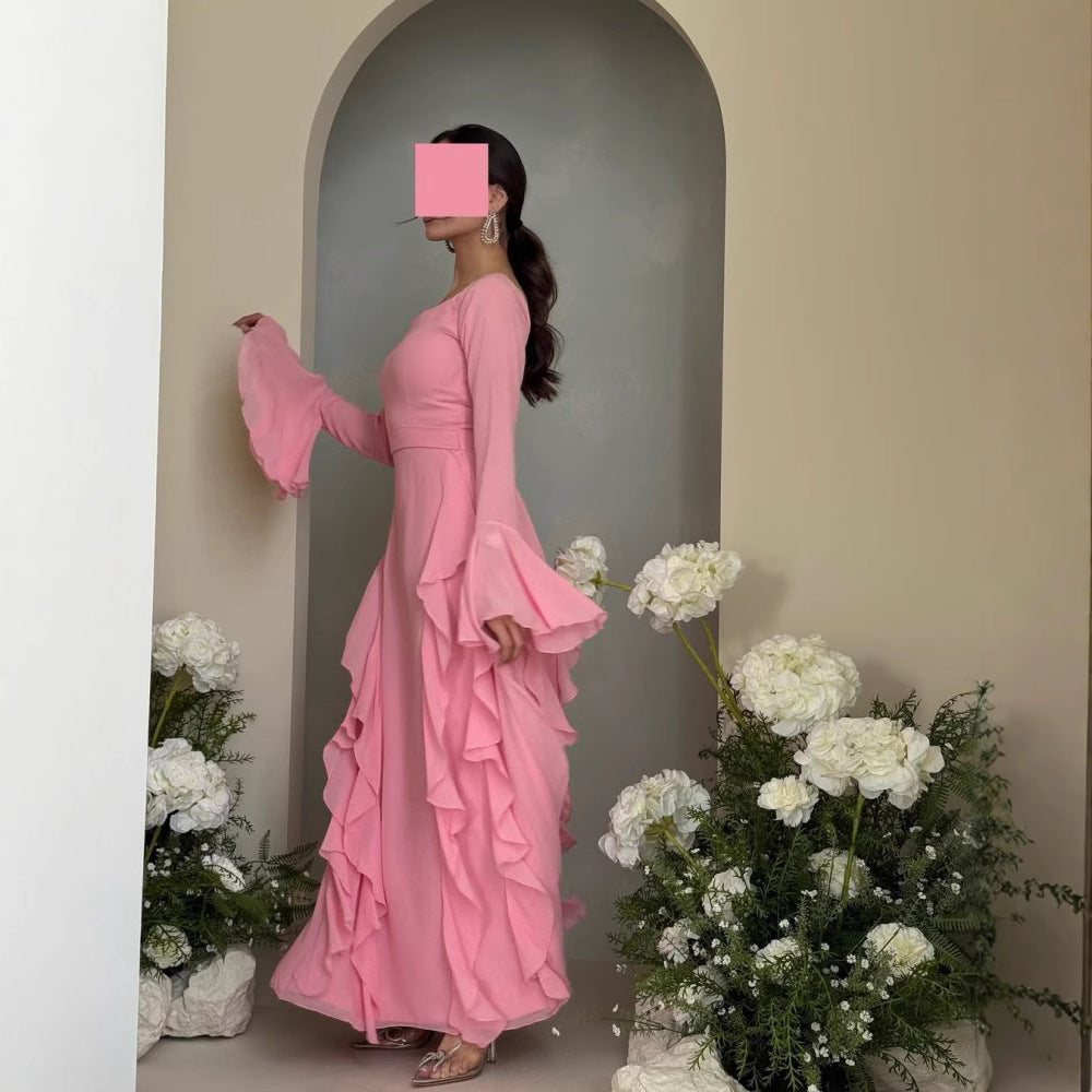 Women's Comfortable Beautiful Chiffon Wave Dress Dresses