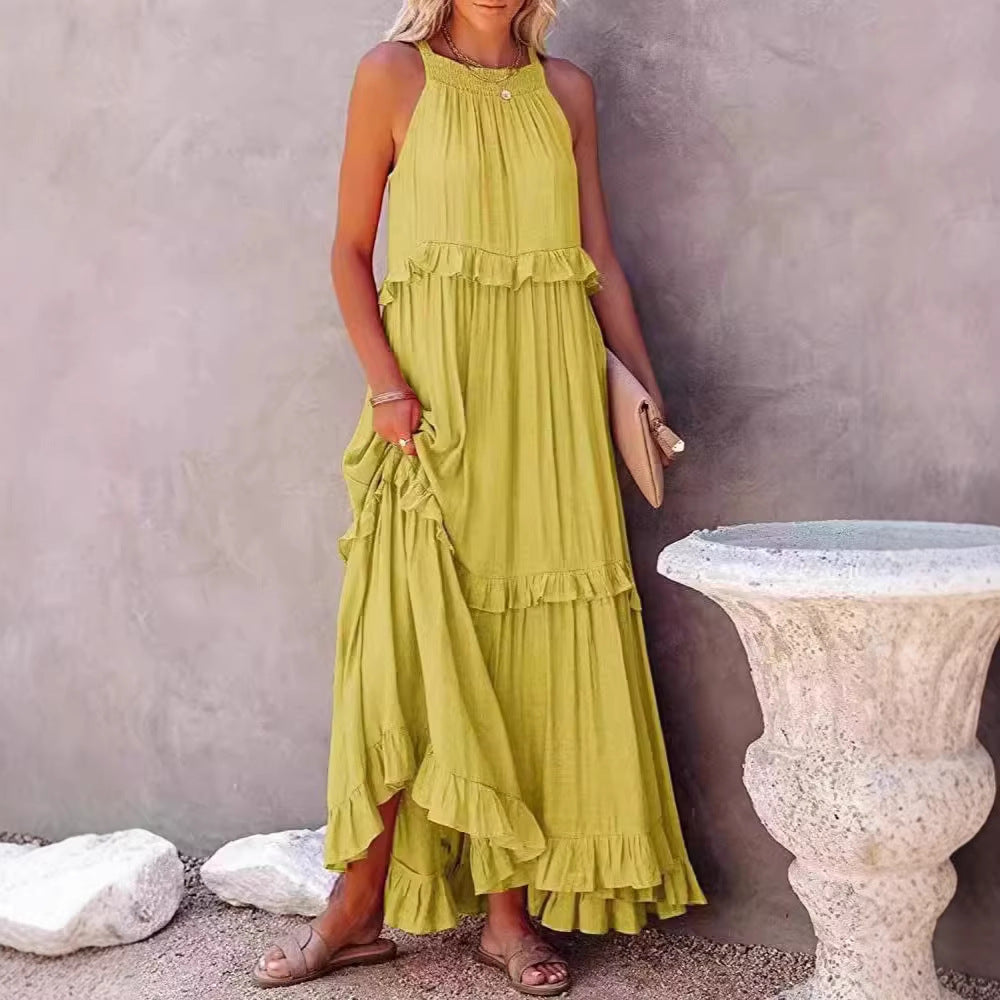 Women's Source Summer Elegant Long Floor-length Cake Dress