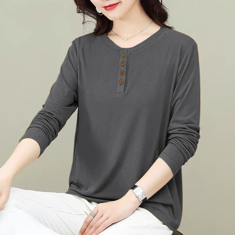 Women's T-shirt For Leisure Artistic Bottoming Shirt Loose Tops