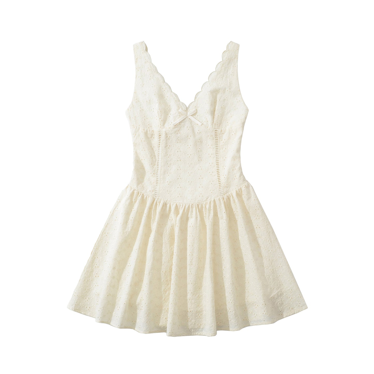 Women's Lace Back Elastic Suspender Dress Dresses