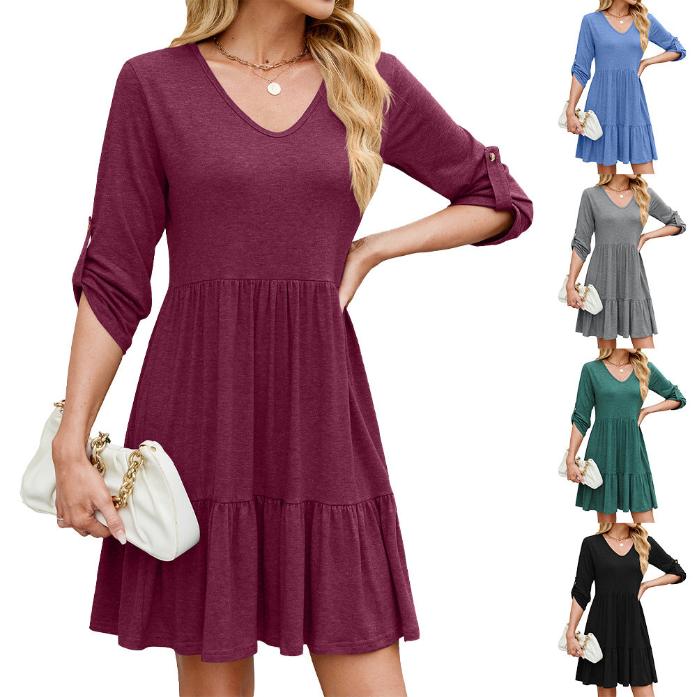 Elegant Cool Classic Charming Women's Ruffled Dress